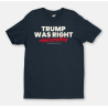 t-shirt donald trump noir - 100% Coton